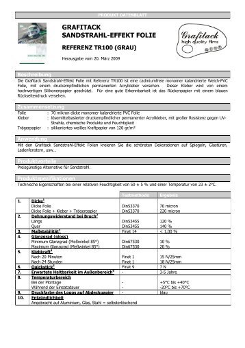 Datenblatt - Fodig