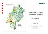 Neues Forsteinrichtungswerk (pdf) - Stadt Hofheim am Taunus