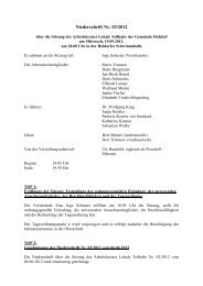 Protokoll vom 19.09.2012 - Gemeinde Holdorf