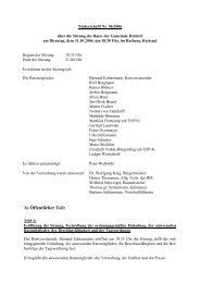Protokoll vom 31.10.2006 - Gemeinde Holdorf