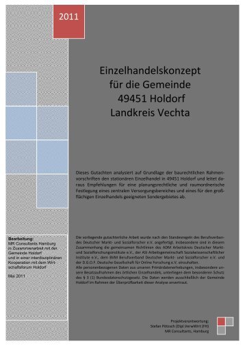 MR Consultants Hamburg - Gemeinde Holdorf