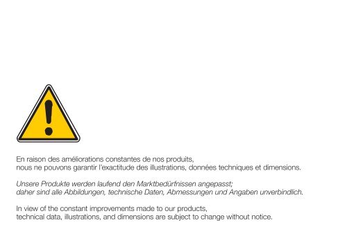 Table of contents - Schaublin Machines SA