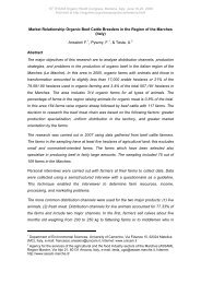 Market Relationship Organic Beef Cattle Breeders in the ... - ifoam