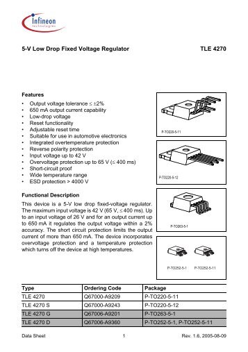 tle4270_V1_6.pdf - Infineon