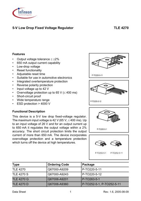 tle4270_V1_6.pdf - Infineon