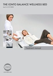 The IONTO BalaNce wellNess Bed - Ionto-Comed GmbH