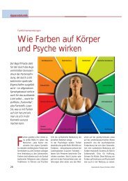 Wie Farben auf KÃ¶rper und Psyche wirken