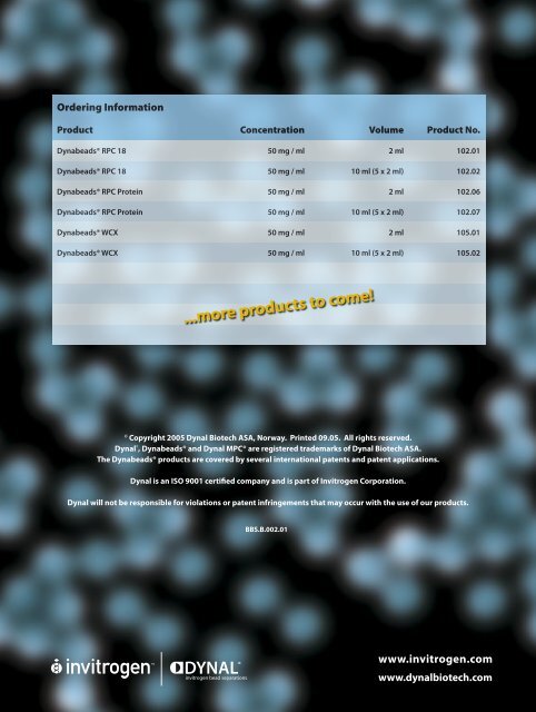 Magnetic Chromatography brochure - Invitrogen