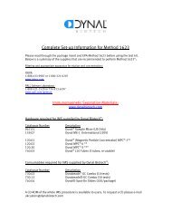 Complete Set-up Information for Method 1623 - Invitrogen