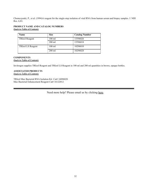 TRIzol Reagent - Invitrogen