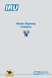 10 IRU Model Highway Initiative