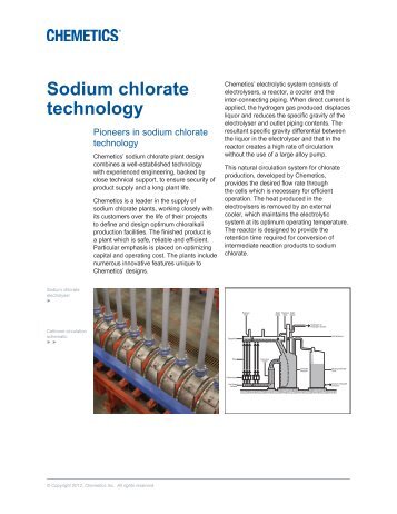 Sodium chlorate technology - Jacobs Engineering