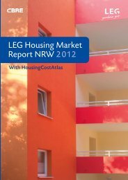 LEG Housing Market Report NRW 2012