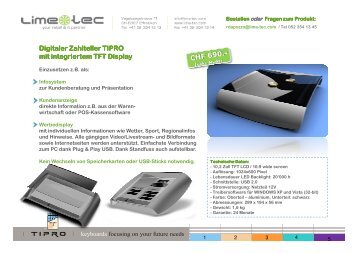 PDF Download: TIPRO Zahlteller_Werbedisplay - Lime - Tec AG