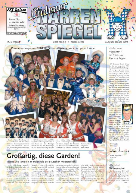 Großartig, diese Garden! - Lindener Narren