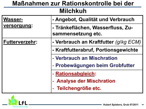 Mit Grobfutter erfolgreich Milch erzeugen - Bayern