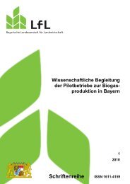 Schriftenreihe - Bayerische Landesanstalt für Landwirtschaft - Bayern