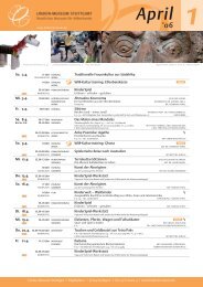 Veranstaltungskalender als pdf-Datei - Linden-Museum Stuttgart