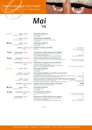 Veranstaltungskalender als pdf-Download - Linden-Museum Stuttgart