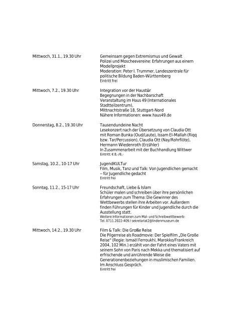 Pressemappe (pdf-Datei) - Linden-Museum Stuttgart