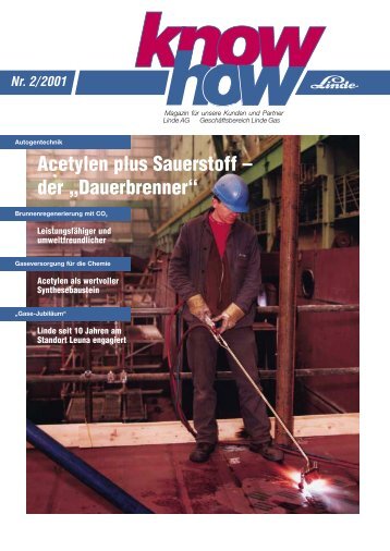 Ausgabe 02 2001 (PDF, 731,3Kb) - Linde Gas
