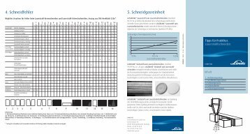 5. Schneidgasreinheit 4. Schneidfehler - Linde Gas