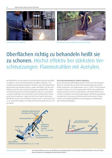 Technische Gase für die Bauindustrie 