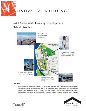 Bo01 Sustainable Housing Development - SCHL