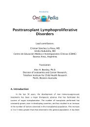 Posttransplant Lymphoproliferative Disorders