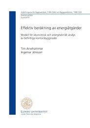 Tim Arvehammar - Byggnadsfysik