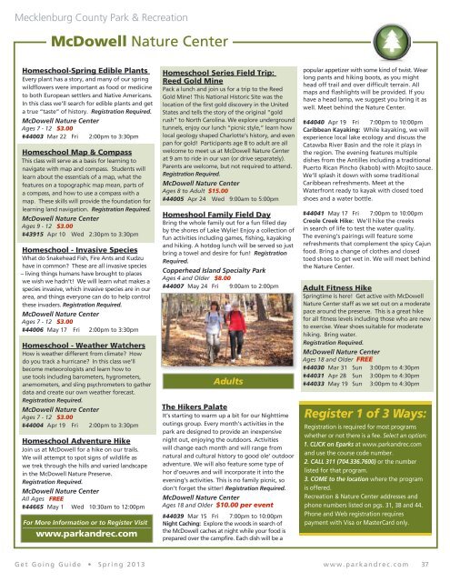 Get Going Guide - Charlotte-Mecklenburg County