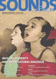 musical diversity and intercultural dialogue - European Music Council