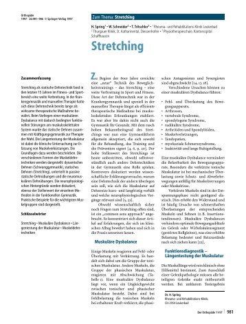 Stretching - SpringerLink