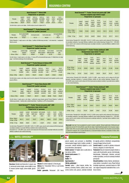 regiunea Centru - Eximtur