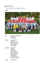 2. Mannschaft Saison 2009/2010 - FC Heimertingen