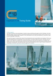 Capricorn F18 Tuning Guide - 2B Sailing