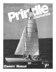 Prindle 18-2 & 19 Owner's Manual - Nacra Sailing