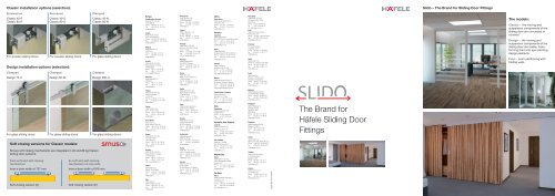 The Brand for Häfele Sliding Door Fittings
