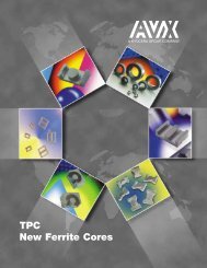 TPC New Ferrite Cores - AVX