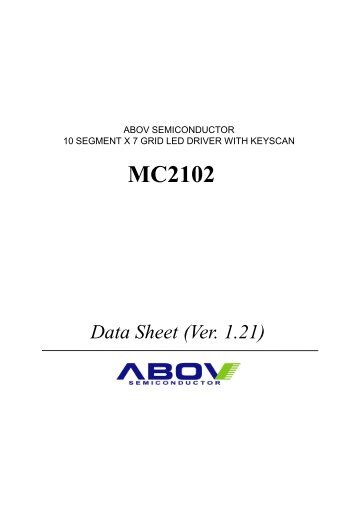 MC2102 - ABOV Semiconductor