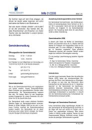 Info 01/2008 - Guttet und Feschel