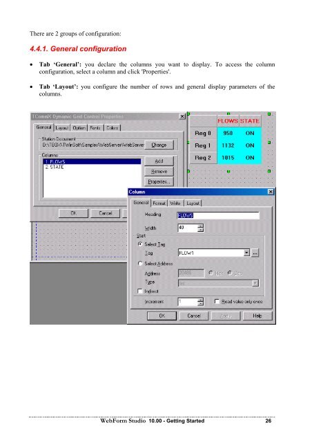 Semaphore WebForm Studio Manual - ioSelect