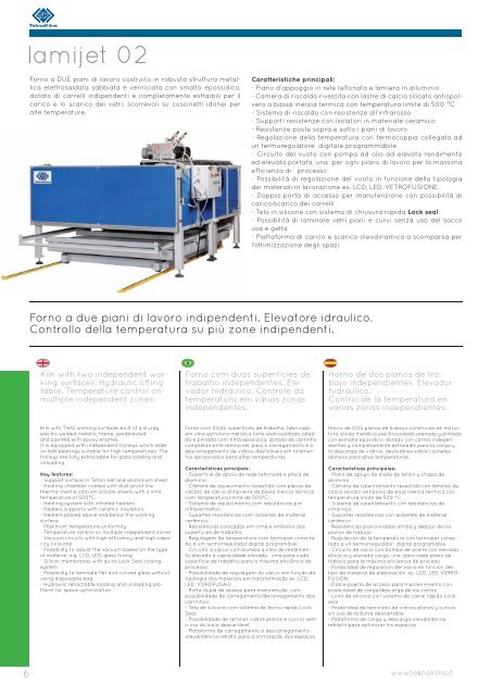 Catalogo Hornos de Laminar vidrio con Eva - JCM