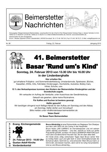 Mitteilungsblatt 8/2013 - Gemeinde Beimerstetten