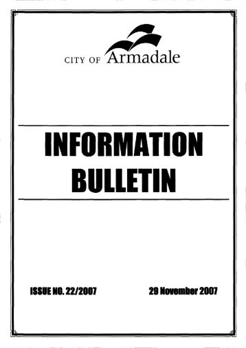 Bulletin (PDF 10.1 MB) - City of Armadale