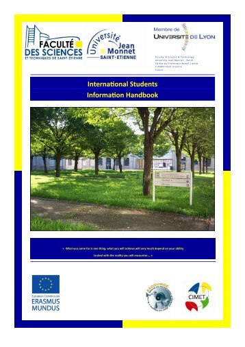 International Students Information Handbook - CIMET