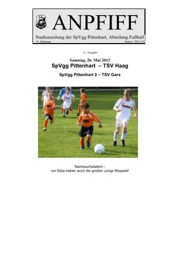 SpVgg Pittenhart – TSV Haag