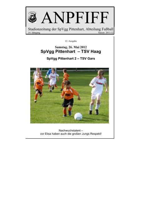 SpVgg Pittenhart – TSV Haag