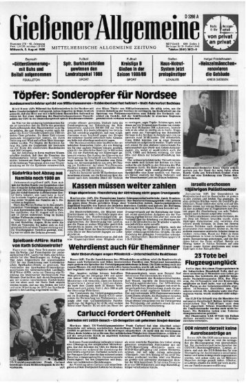 Gesamte Ausgabe laden - Alsfelder Allgemeine - Archiv