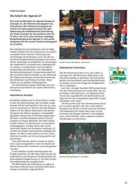 Nachhaltigkeit mitgestalten - Gemeinde Ganderkesee